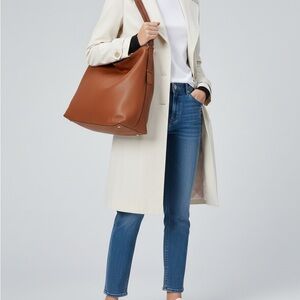Banana Republic cream trench Coat
